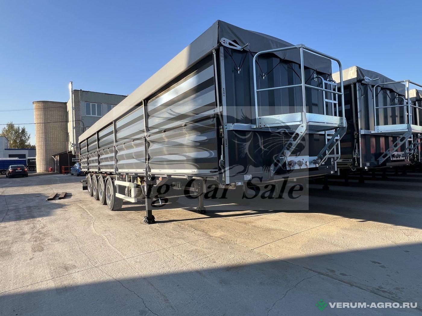 Полуприцепы - МАШИНО-ДЕТАЛЬ 8785H2 Бортовой полуприцеп для перевозки зерна