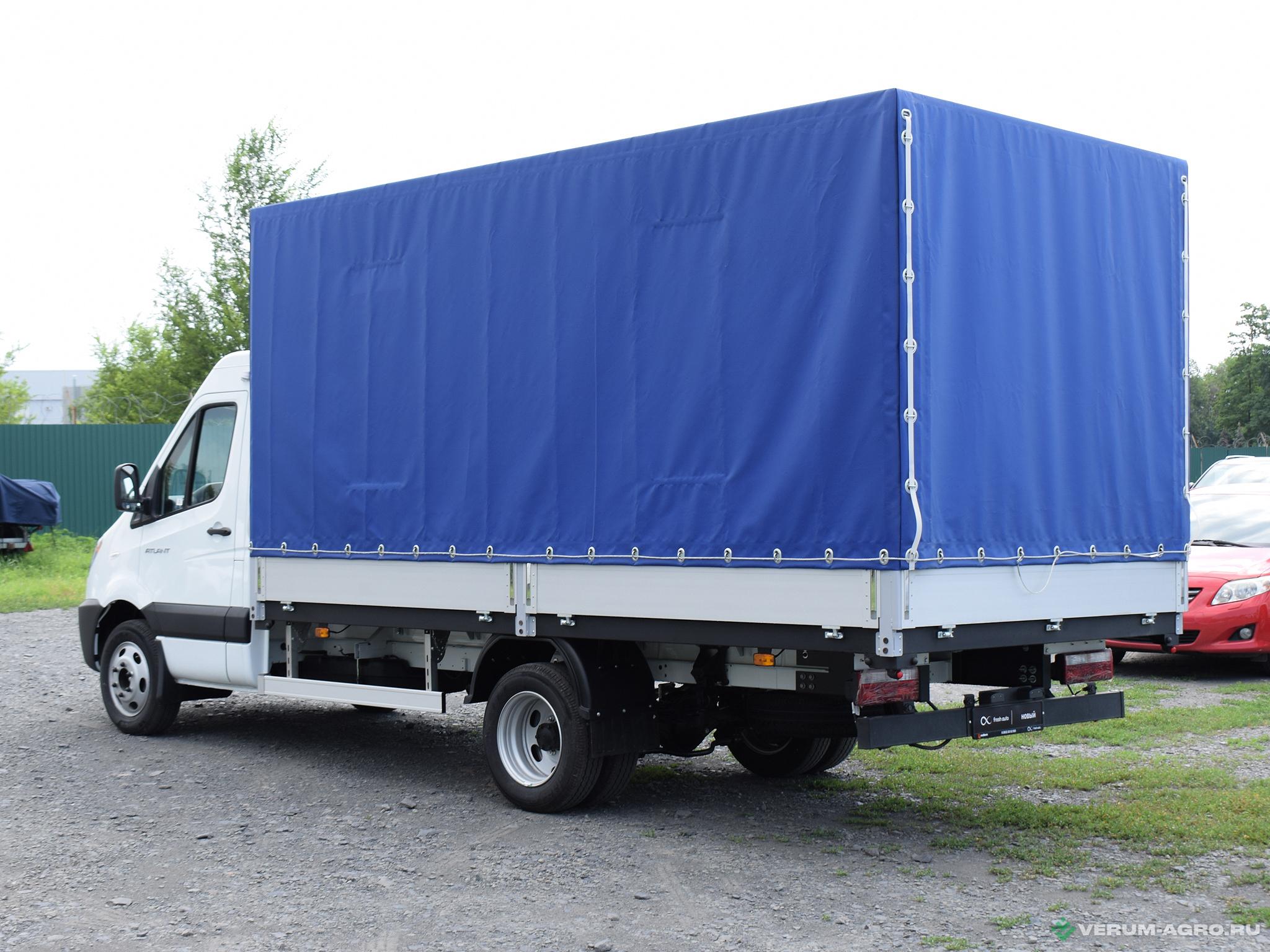 Грузовой автотранспорт - SOLLERS ATLANT Бортовая платформа (алюминий) с тентом; M209-C1AA