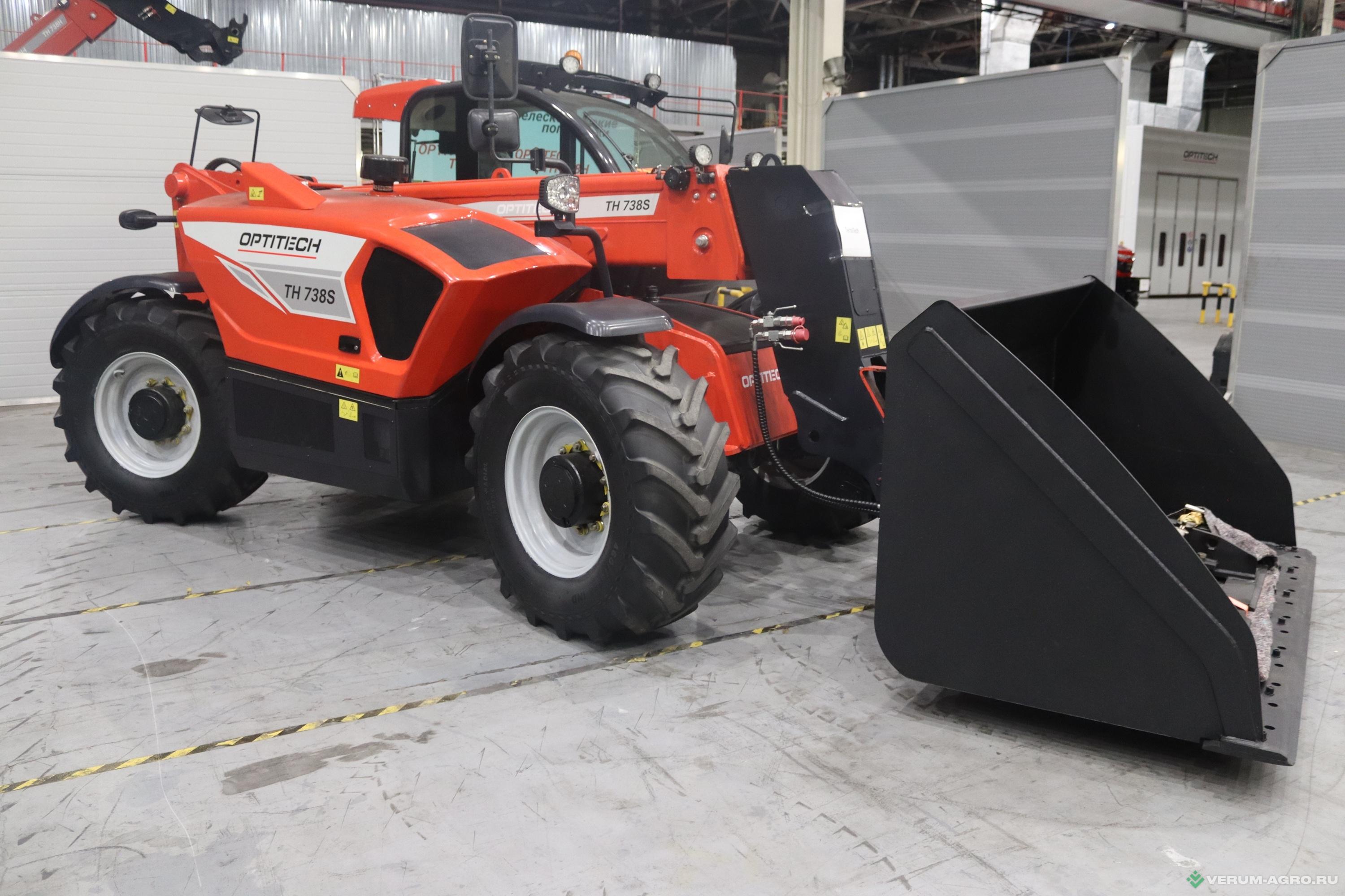 Телескопические погрузчики - OPTITECH TH 738S 