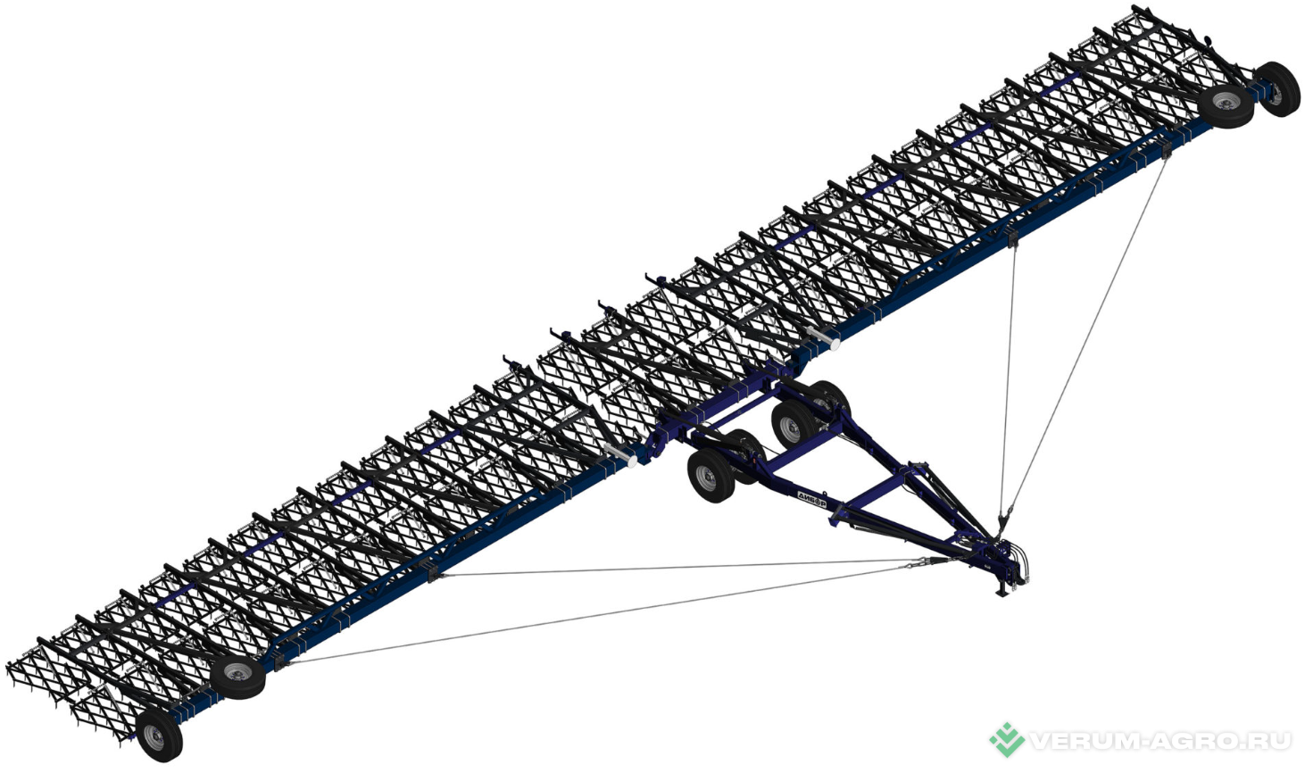 Бороны - ДИБОР Сцепка бороновальная двухследная СБГ-26-2 с боронами БЗТ (тросовая сцепка)