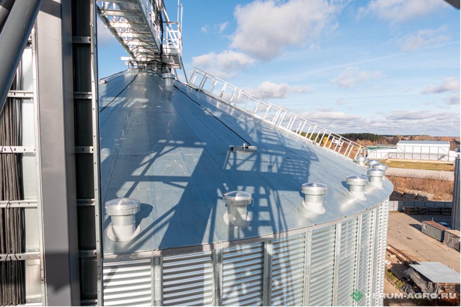 Прочее - БАЗУ-РУСЬ Система вентиляции подкровельного пространства силоса - правильное решение при хранении зерна
