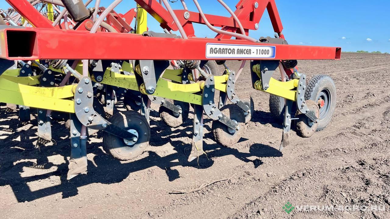 Сеялки - ПК-АГРОМАСТЕР посевной комплекс Agrator Ancer-6600 (24 см)  привод вентилятора бензиновый ДВС, шнек, анкер