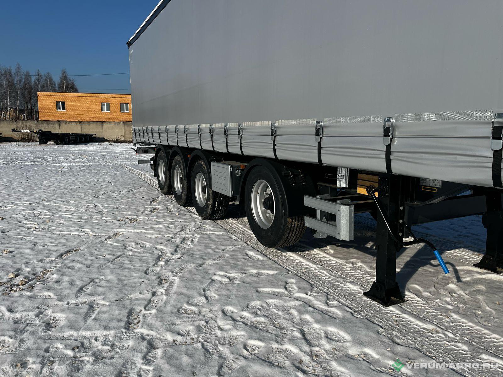 Полуприцепы - ТОНАР Полуприцеп шторно-бортовой  T4-13V (97883) 