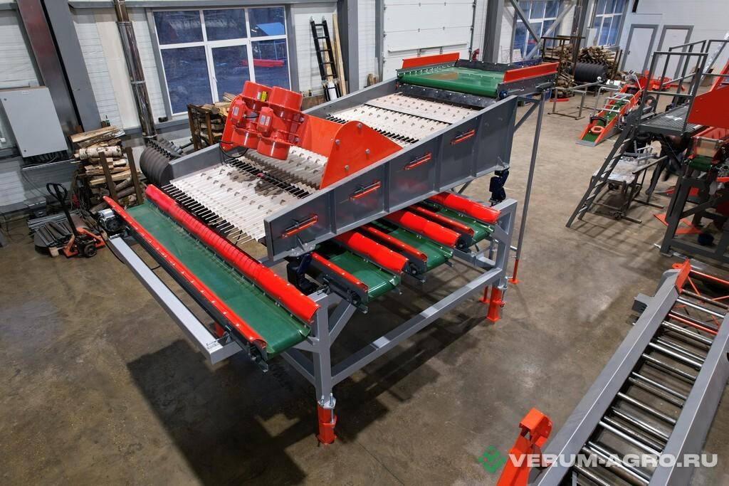 Прочее - КЛИНМАШ Калибровщик моркови по длине КМД-1500              