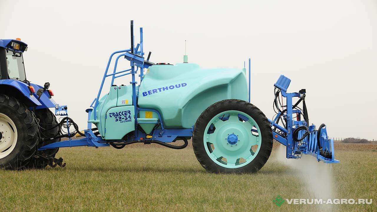 Опрыскиватели прицепные - BERTHOUD TRACKER 3200S DPA AX28/4 Tracker 3200S DPA со штангой 28 м, 4 секции