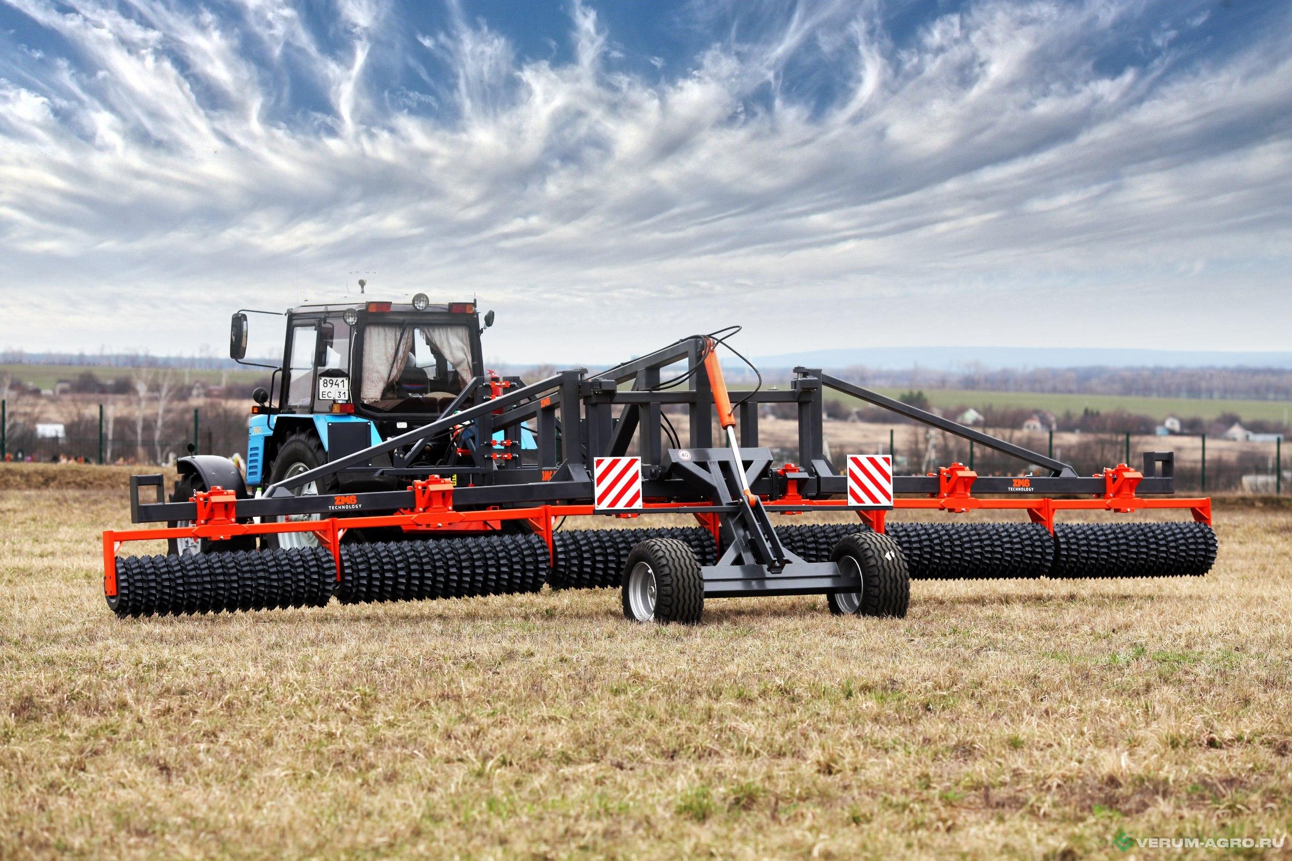 Катки - ЗМС-ТЕХНОЛОДЖИ Кольчато-зубчатый прикатывающий каток «БЕЛОГОР» 15,4 м