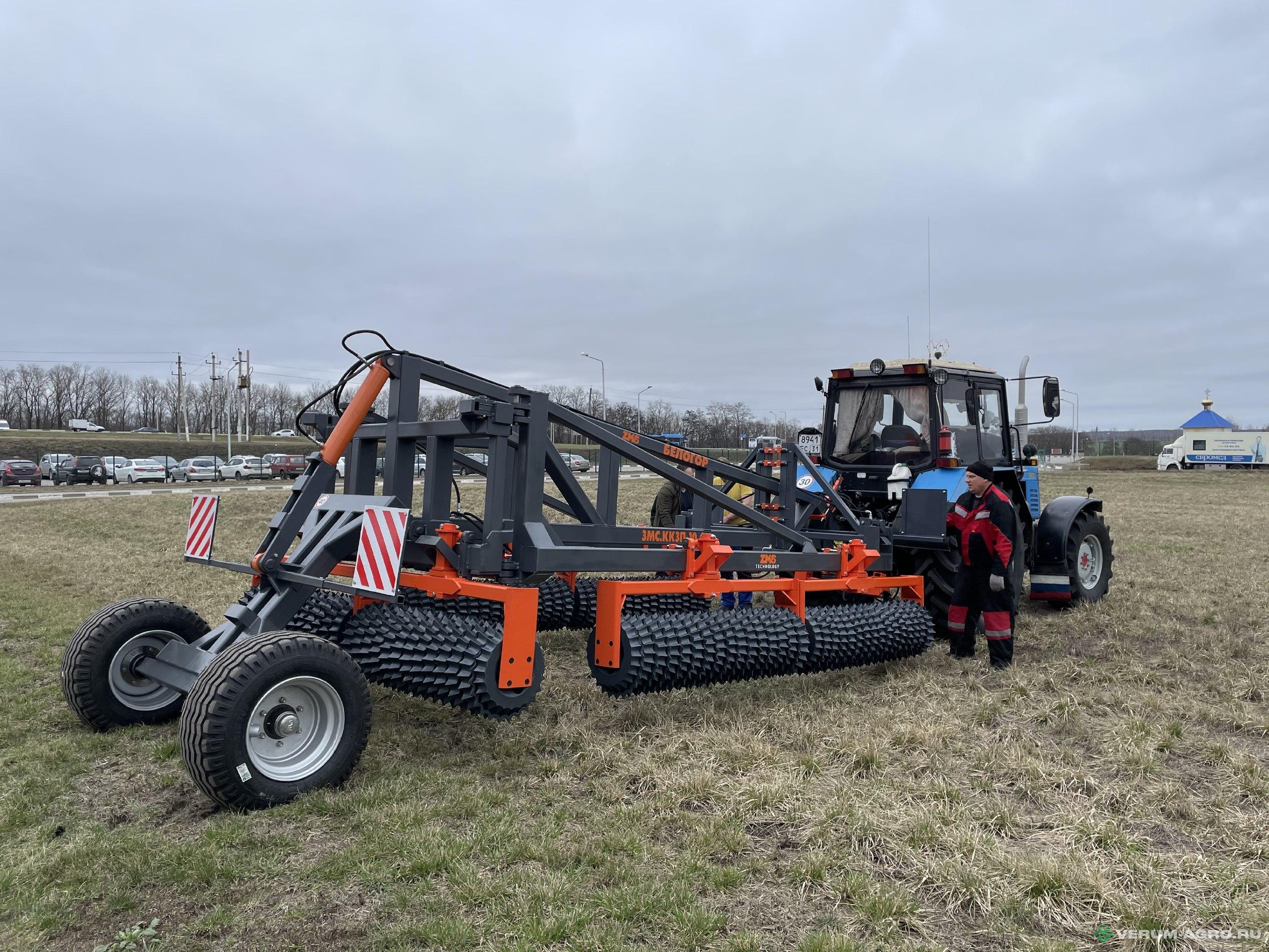 Катки - ЗМС-ТЕХНОЛОДЖИ Кольчато-зубчатый прикатывающий каток «БЕЛОГОР» 15,4 м