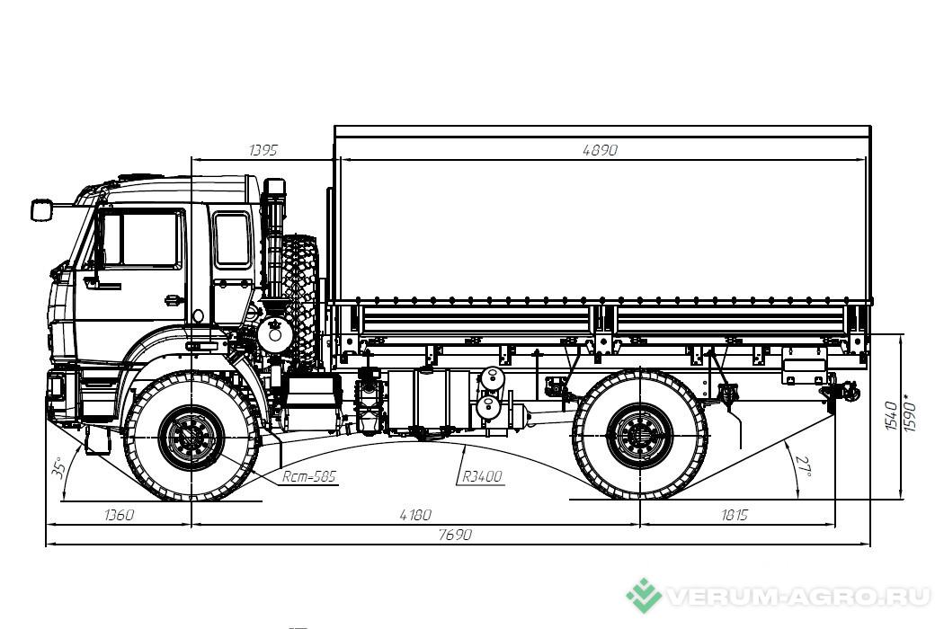 Грузовой автотранспорт - КАМАЗ 43502-6024-66 