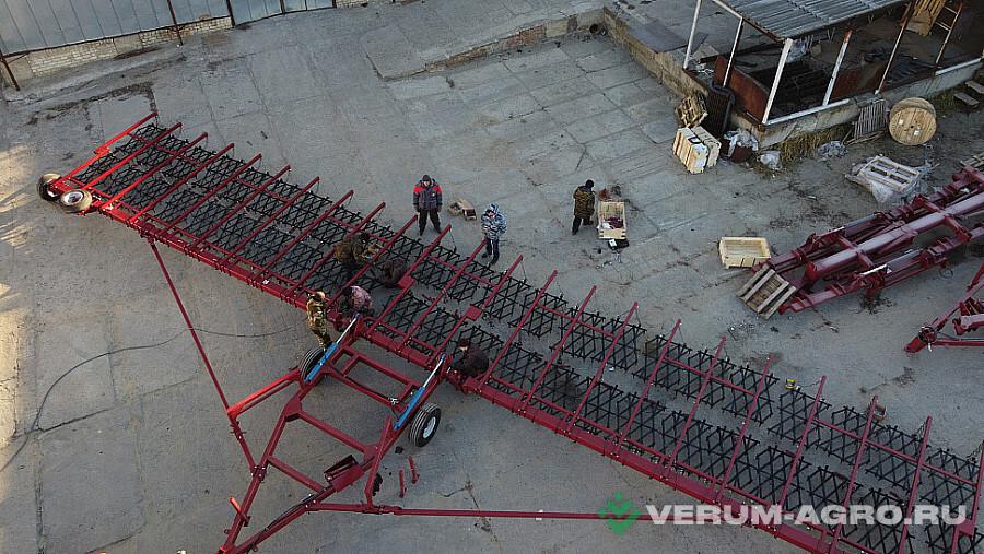 Бороны - АГРОМАШ34 Сцепка бороновальная гидрофицированная зубовая БГЗ 