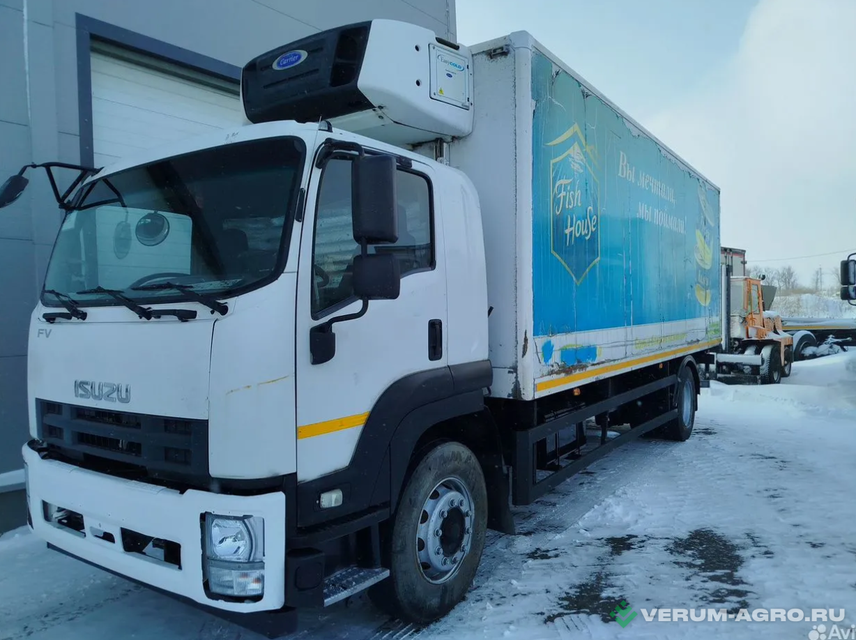 Грузовой автотранспорт - ISUZU FVR 34 РЕФРИЖЕРАТОР С ГИДРОБОРТОМ