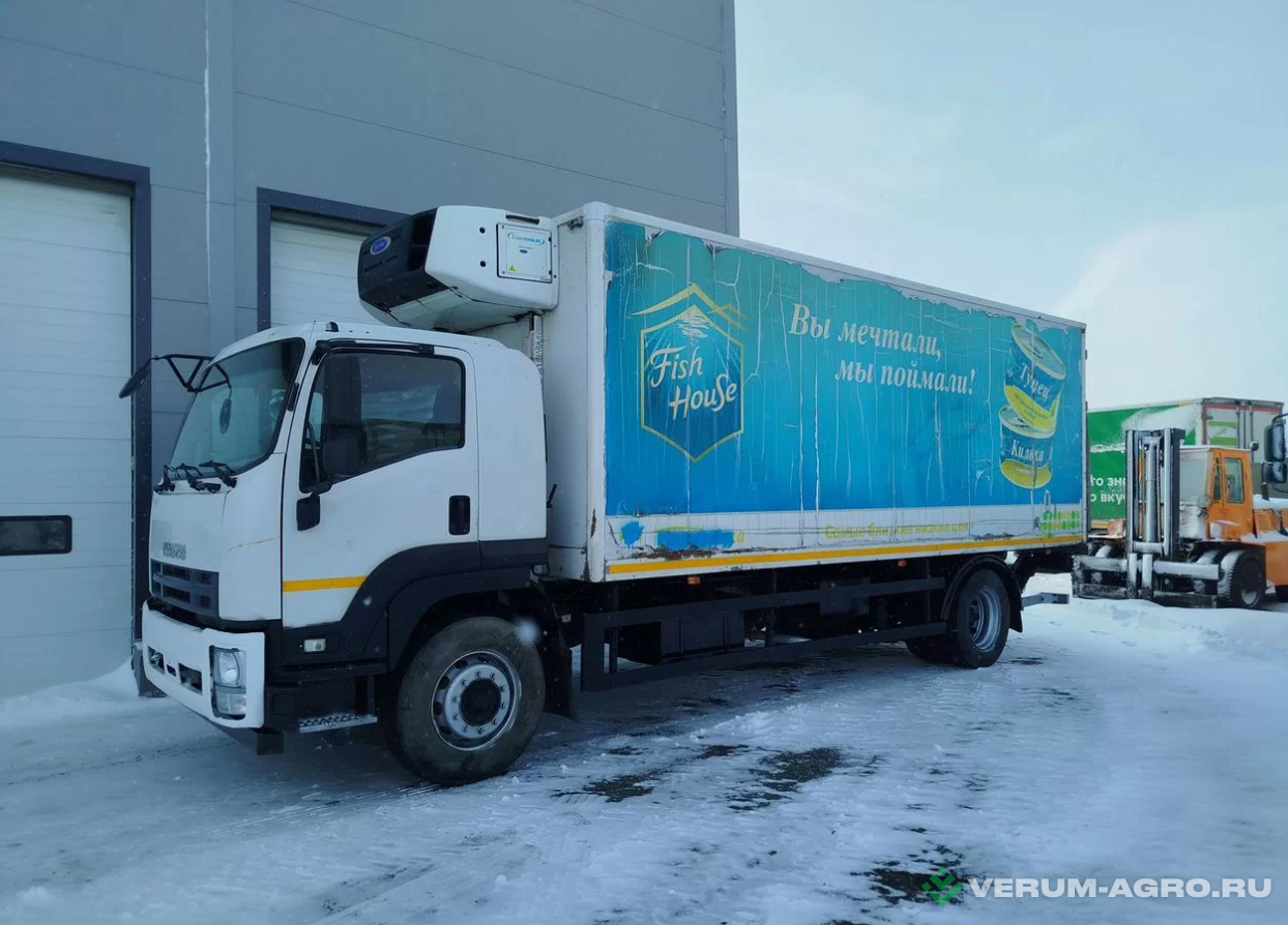 Грузовой автотранспорт - ISUZU FVR 34 РЕФРИЖЕРАТОР С ГИДРОБОРТОМ