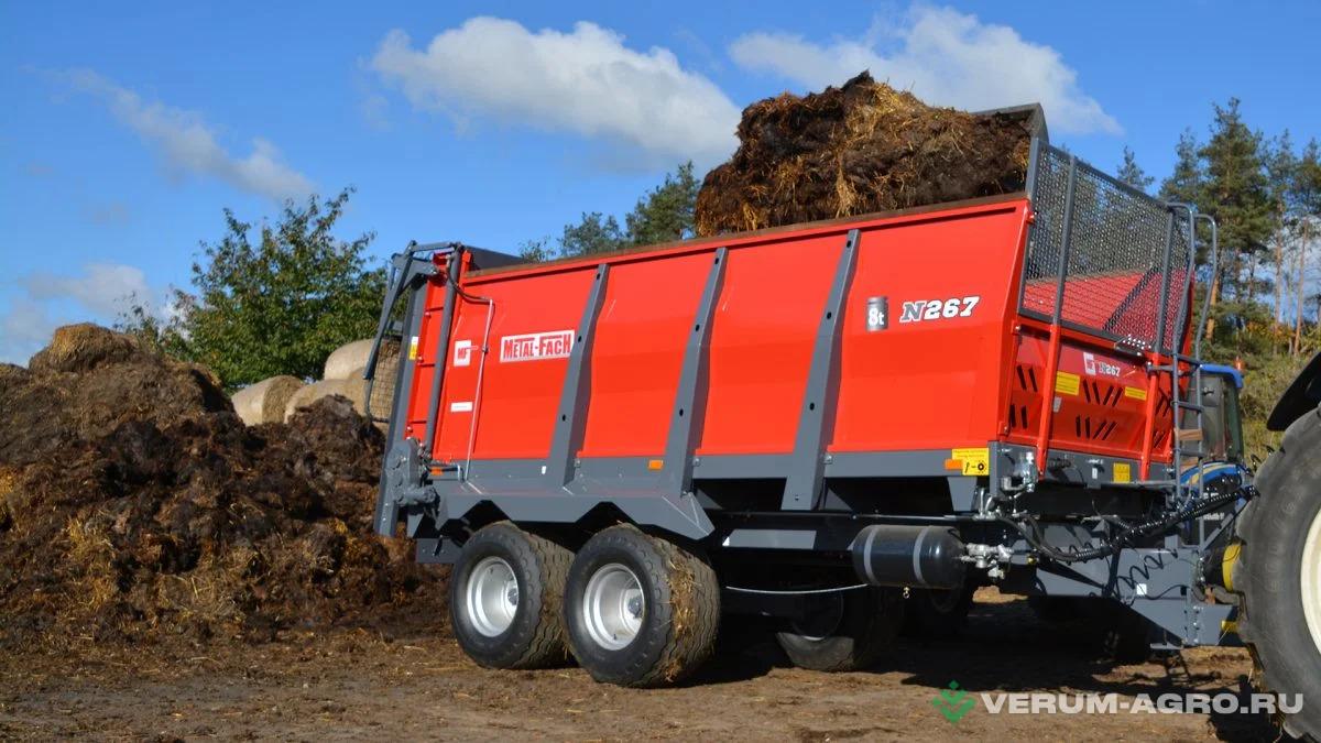 Разбрасыватели удобрений - METAL-FACH N-267 Разбрасыватель органических удобрений HORNET