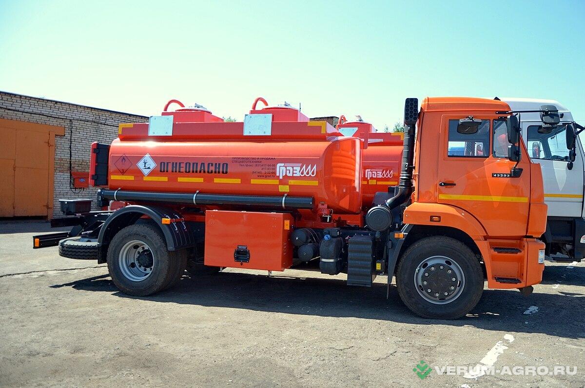 Автоцистерны - КАМАЗ 43253 (Автотопливозаправщик АТЗ-8,6) 