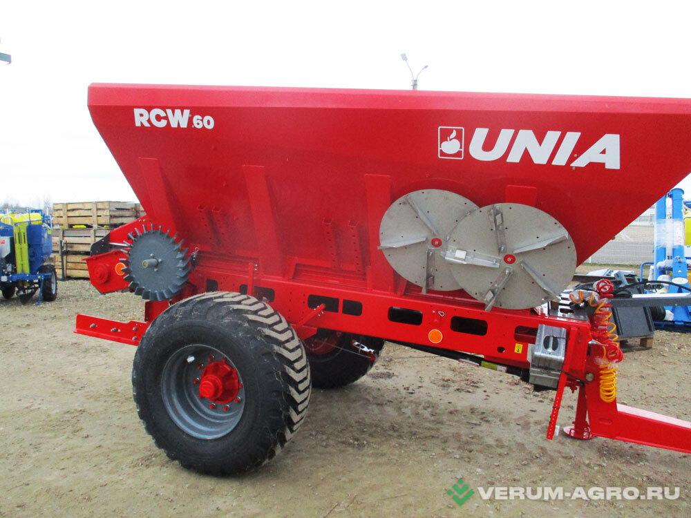 Разбрасыватели удобрений - UNIA RCW-60 АКЦИЯ! 