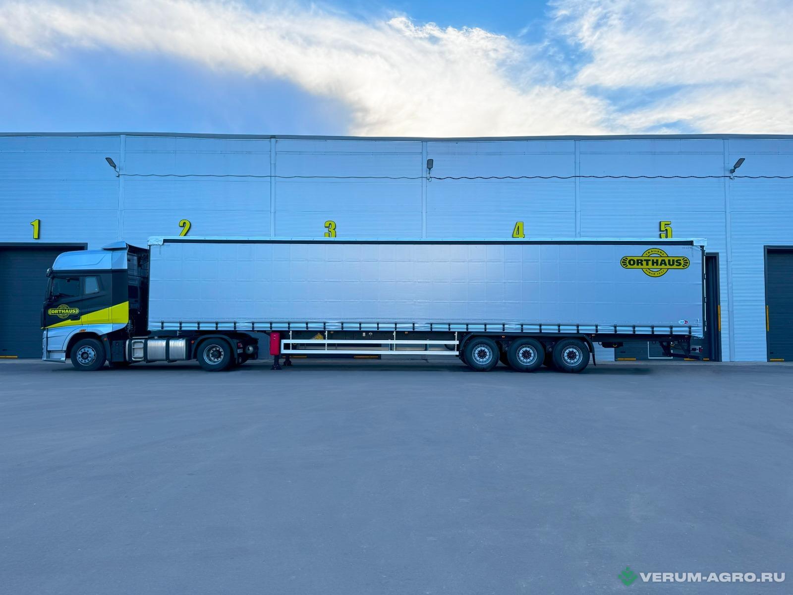 Полуприцепы - ORTHAUS V30 ТЕНТОВАННЫЙ ПОЛУПРИЦЕП  16.7 м. 3 оси 