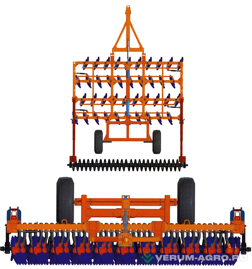 Бороны - БЕЛАГРОМАШ Борона дисковая модульная БДМ-2,4х4ПМ с катком КСК с необслуж корпусом