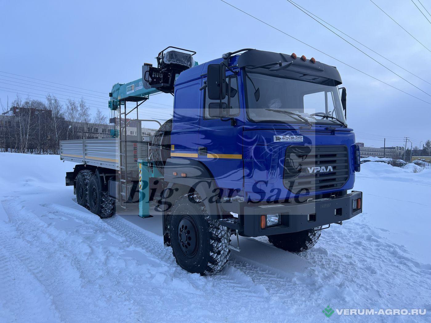 Грузовой автотранспорт - УРАЛ Бортовой автомобиль 4320-4972-80Е5 с КМУ HKTC 8016 