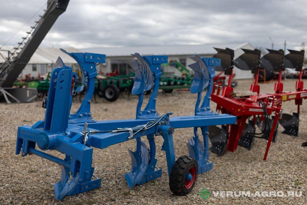 Плуги и глубокорыхлители - YUCHENG TIANMING MACHINERY  ПНО 3-30, с перьевым отвалом,  плуг навесной оборотный