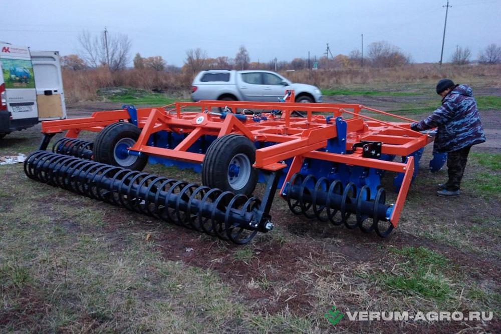 Бороны - БЕЛАГРОМАШ Борона дисковая модульная БДМ-6х4ПМ с катком КСК с необслуж корпусом