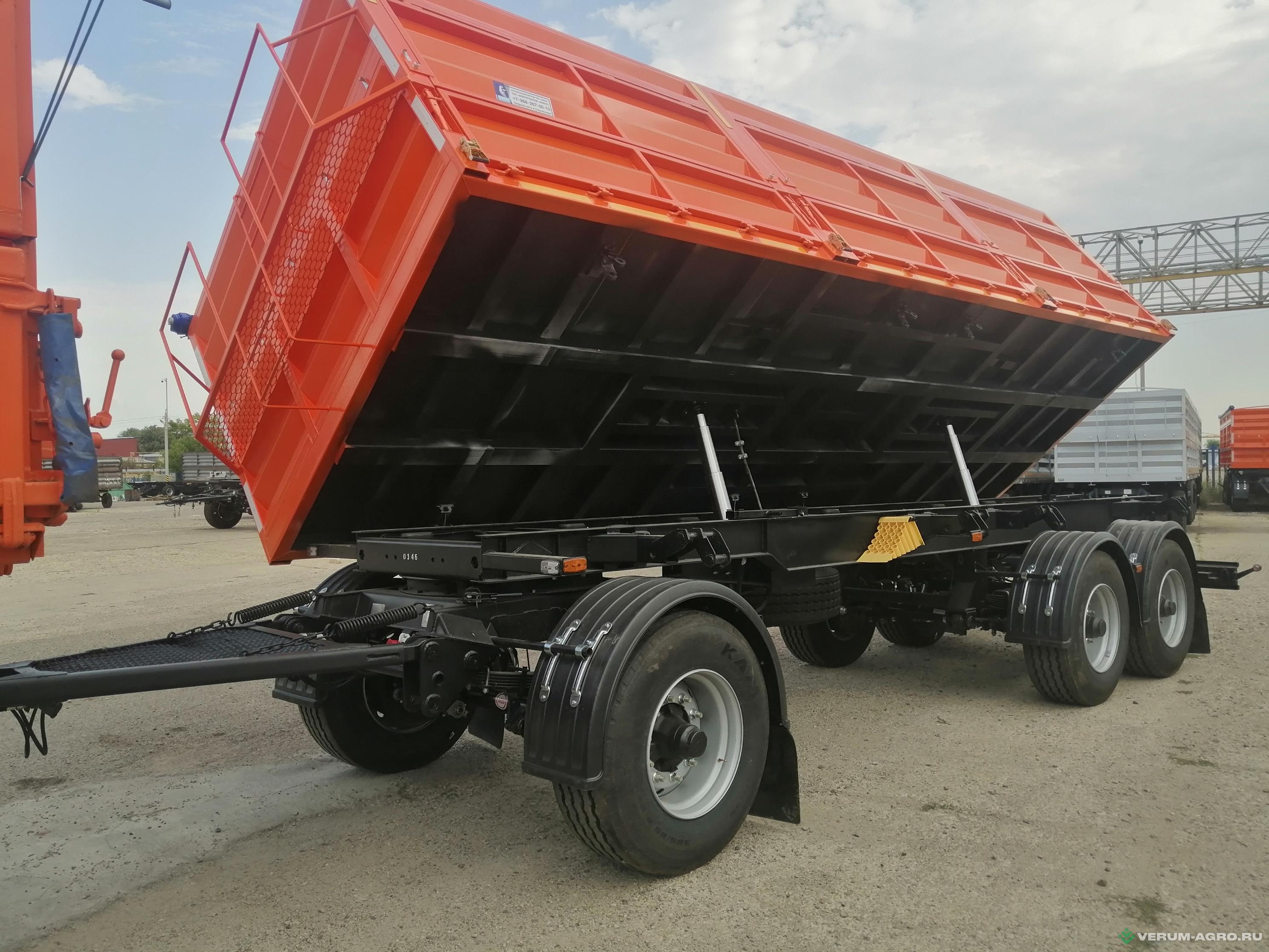 Прицепы для автомобилей - ТЗА 8538 самосвальный зерновоз