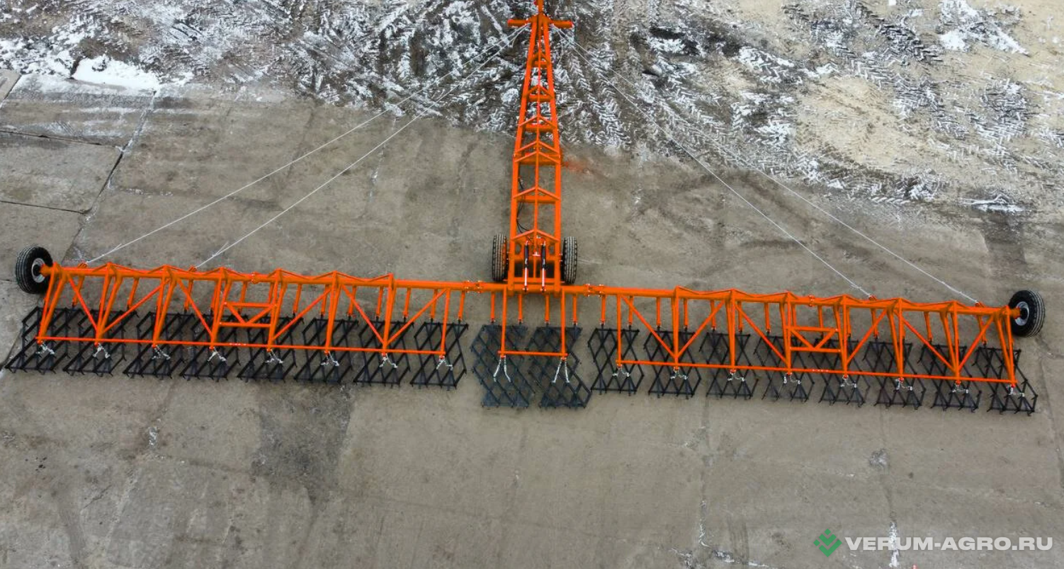 Бороны - КОЛОС БЗУ-Агро-14 Угол наклона боронок 90°, в комплекте с БЗСС