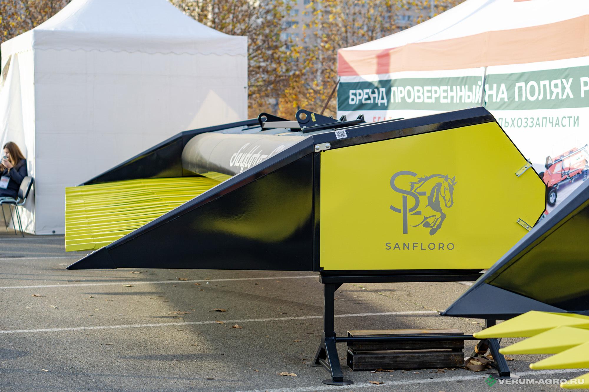 Жатки и оборудование для комбайнов - SANFLORO Light  8.5 Жатка подсолнечниковая безрядковая 