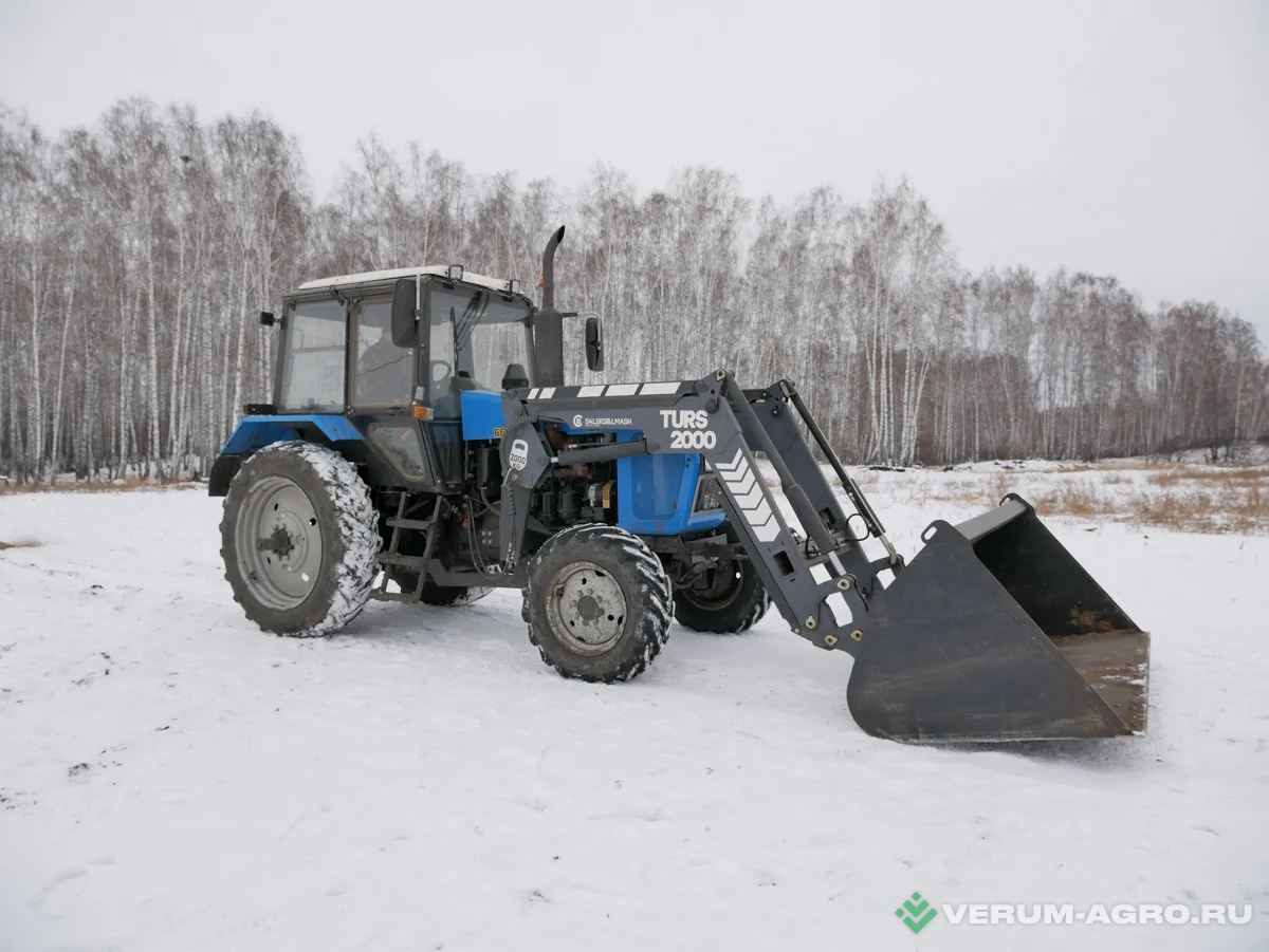 Навесные погрузчики - САЛЬСКСЕЛЬМАШ TURS-2000, погрузчик к тракторам МТЗ-1221 