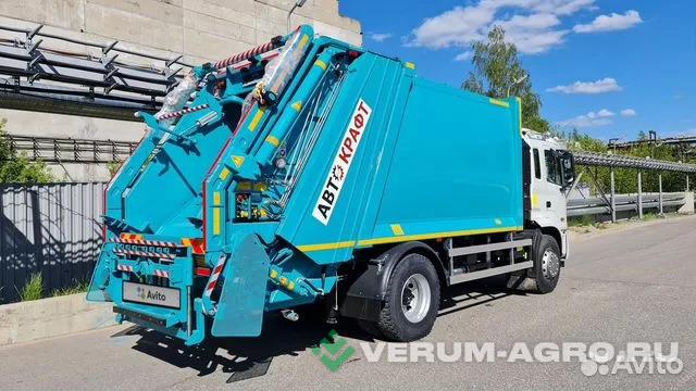 Коммунальные машины - АВТОКРАФТ мусоровоз 15 кубов 