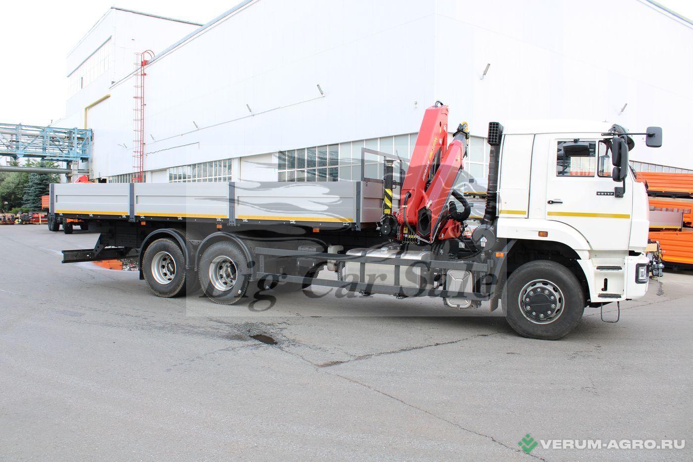 Грузовой автотранспорт - КАМАЗ Бортовой автомобиль 65117-104020-49 с КМУ  ИМ150N