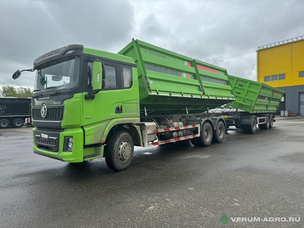 Грузовой автотранспорт - SHACMAN Автопоезд-зерновоз SX32586V384