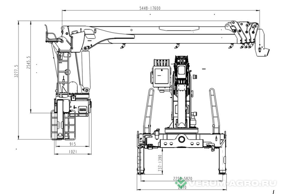 Прочее - SUNHUNK S3005 Кран-манипулятор