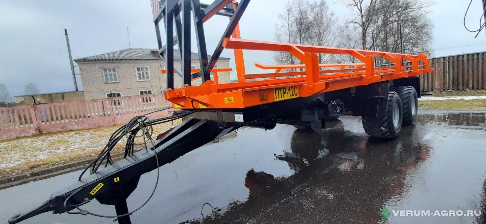 Полуприцепы - БОЯРИН Полуприцеп ПТР-12С для транспортировки рулонов самосвальный