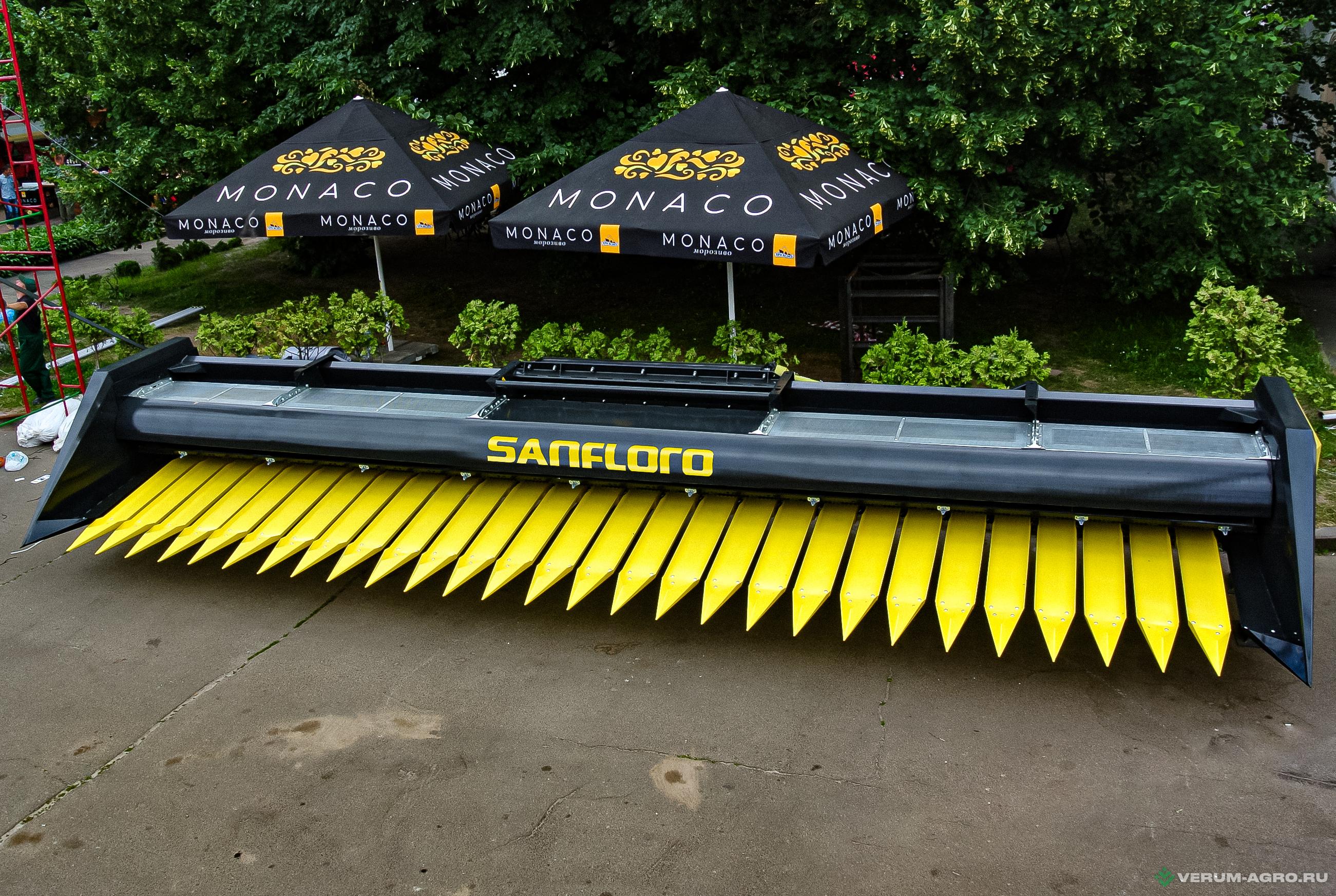 Жатки и оборудование для комбайнов - SANFLORO Shaft  6 Жатка подсолнечниковая безрядковая 