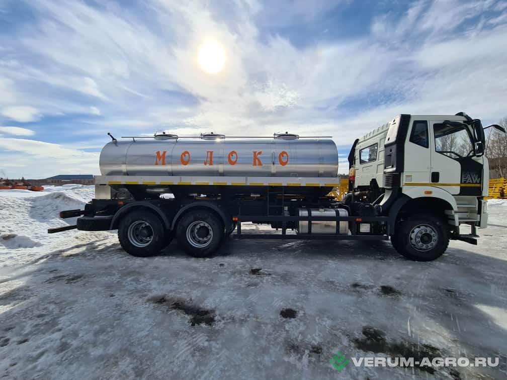 Специальные автомобили - FAW Молоковоз на шасси FAW  6х4 (CA 3250) 