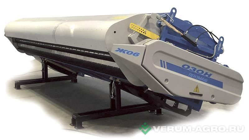 Жатки и оборудование для комбайнов - ПЕНЗМАШ ОЗОН ЖО-7 ДЛЯ УБОРКИ СЕМЯН ЛЬНА-ДОЛГУНЦА 
