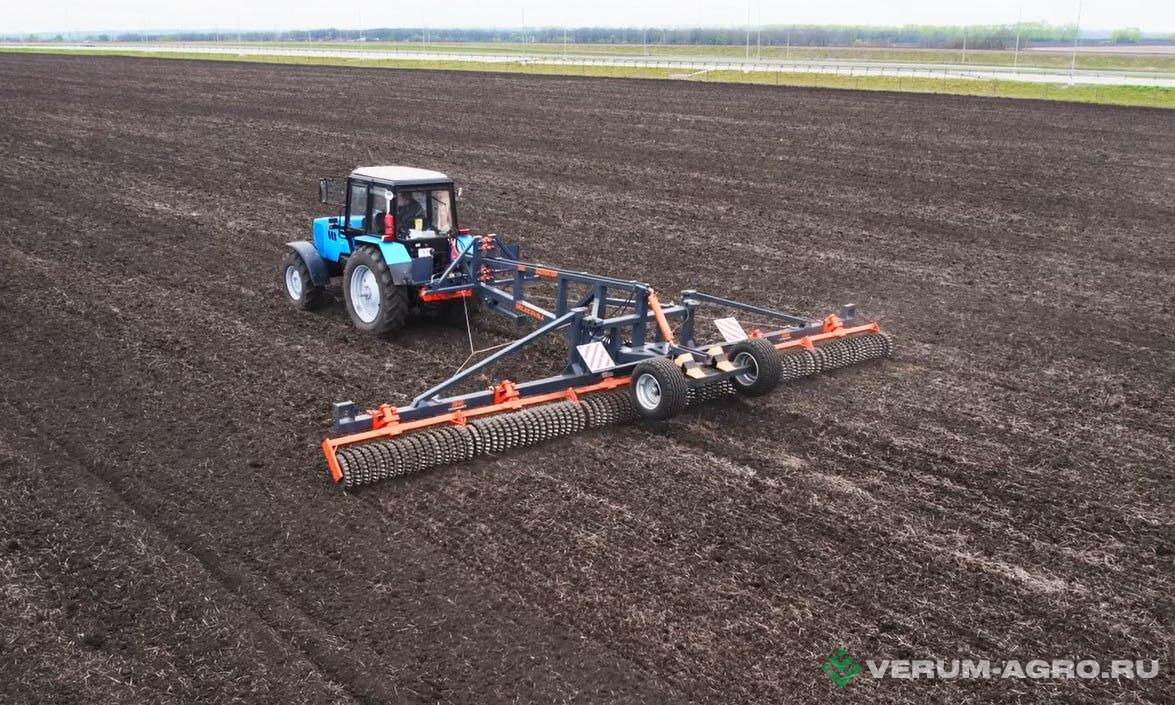 Катки - ЗМС-ТЕХНОЛОДЖИ Кольчато-зубчатый прикатывающий каток «БЕЛОГОР» 10,4 м