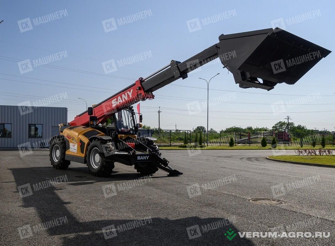 Телескопические погрузчики - SANY STH1440E с ковшом