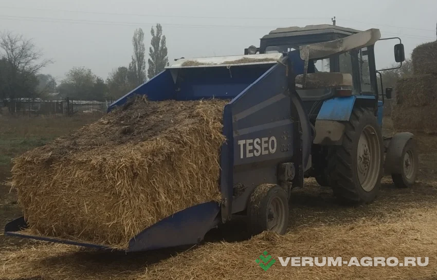 Кормораздатчики-смесители - RBS TESEO, измельчитель рулонов (верх. и нижн. выдув) 