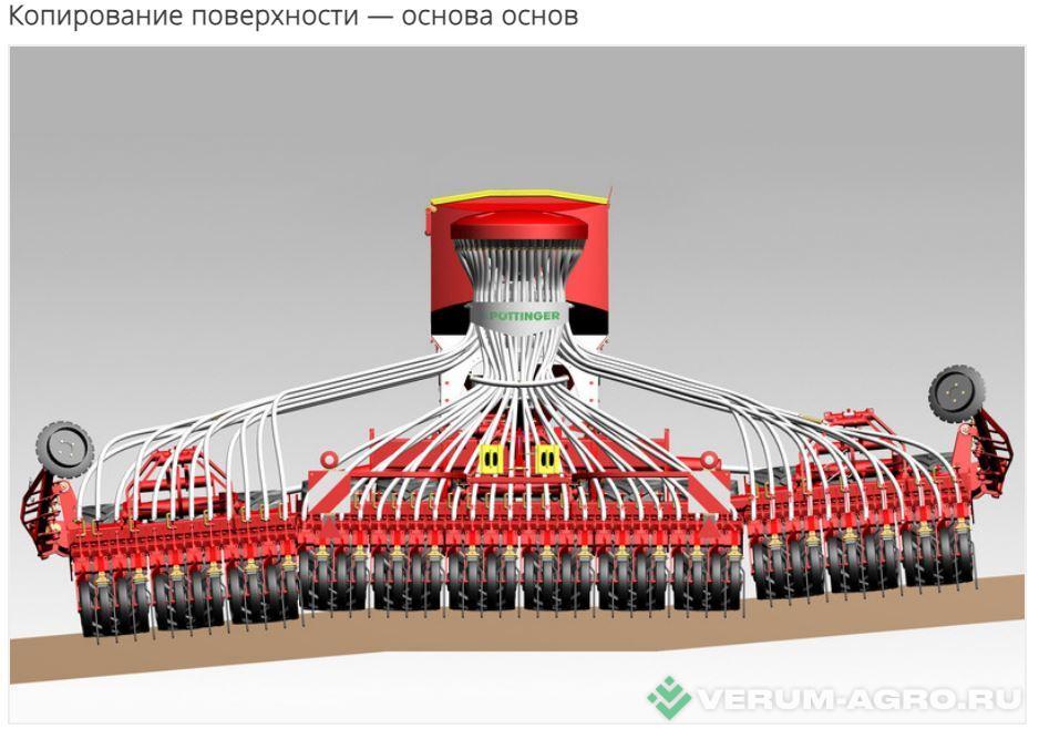 Сеялки - POTTINGER Посевной комплекс TERRASEM V 6000 Z CLASSIC 