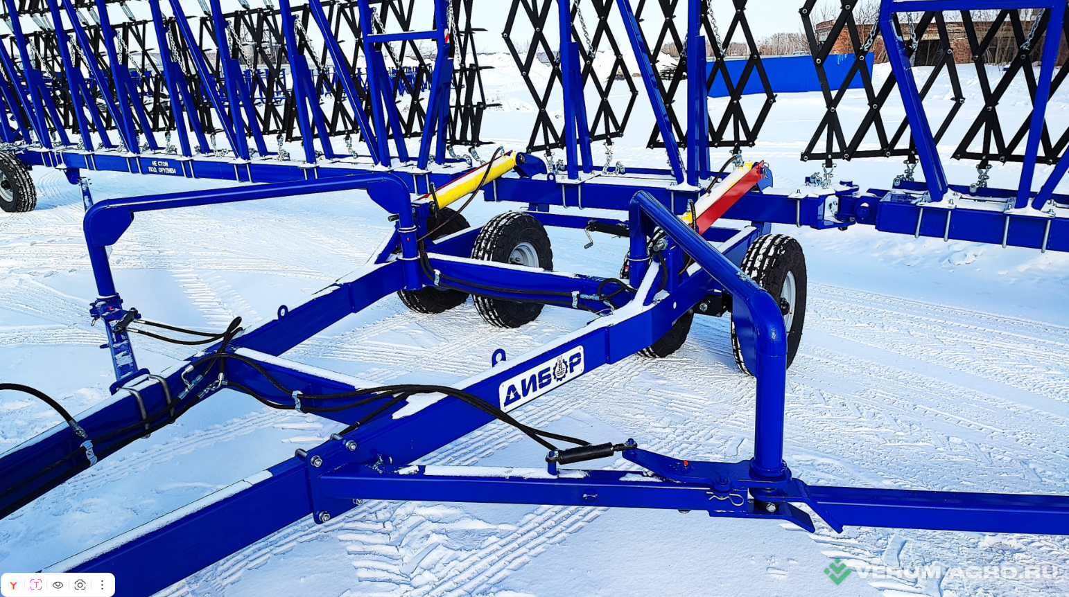 Бороны - ДИБОР Сцепка бороновальная двухследная СБГ-12-2 с боронами БЗТ (жёсткая сцепка)