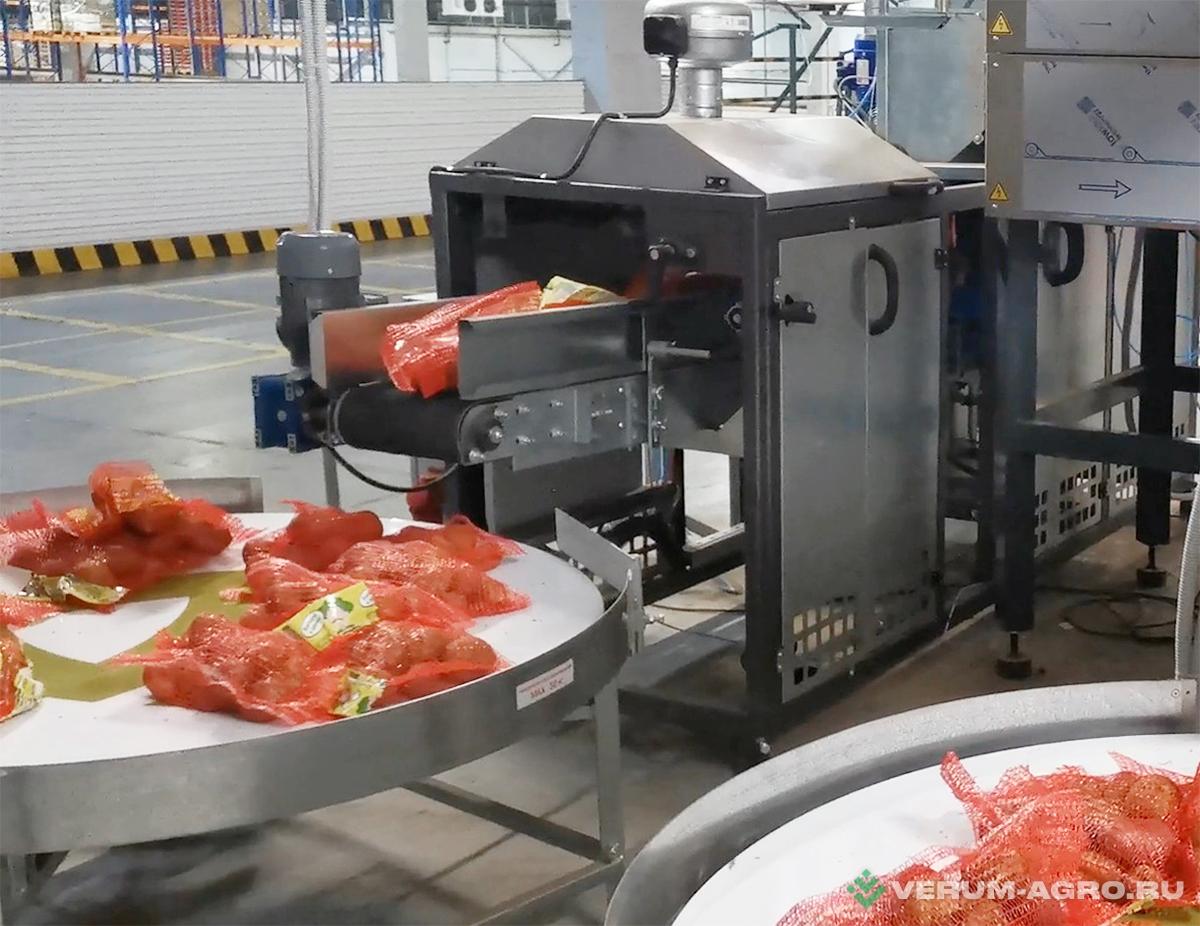 Упаковочное и фасовочное оборудование - БОГАТЫРЬ АГРО Решение по упаковке овощей в сетку-мешок на рулоне 