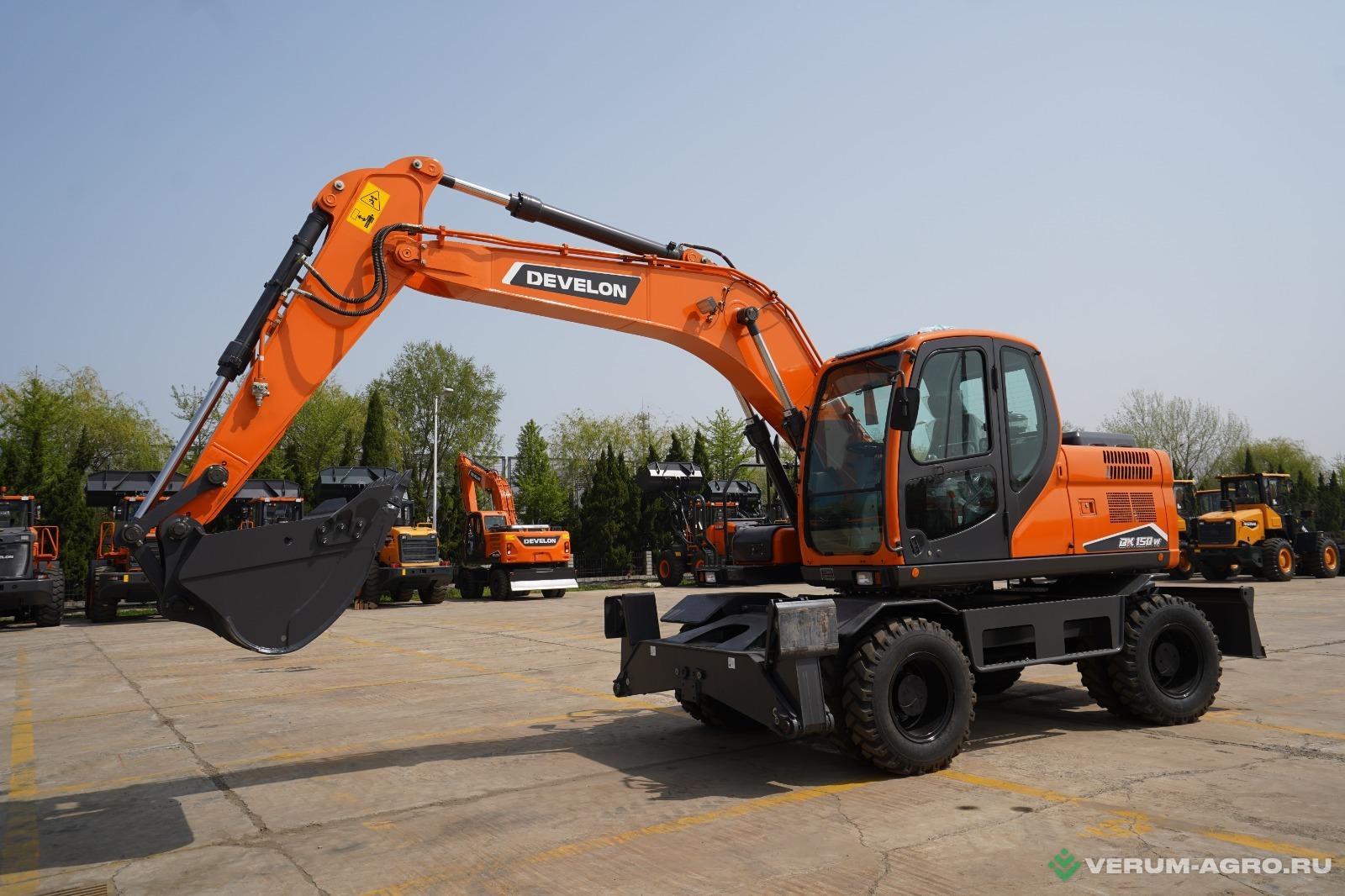 Экскаваторы - DEVELON DX150W-7B Колесный