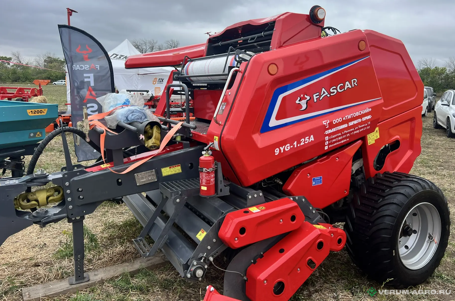 Пресс-подборщики - FASCAR Рулонный пресс-подборщик  9YG1.25А