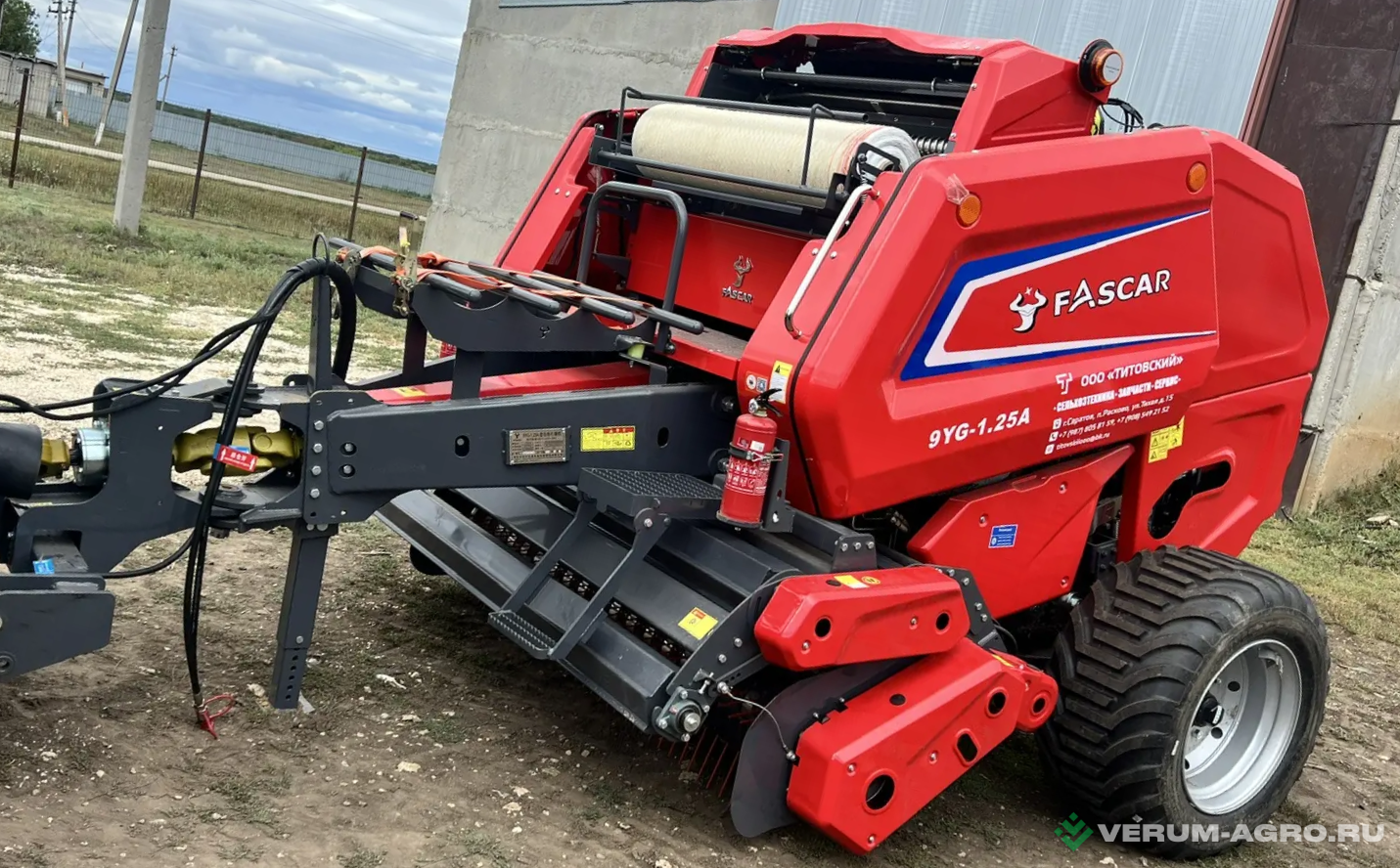 Пресс-подборщики - FASCAR Рулонный пресс-подборщик  9YG1.25А