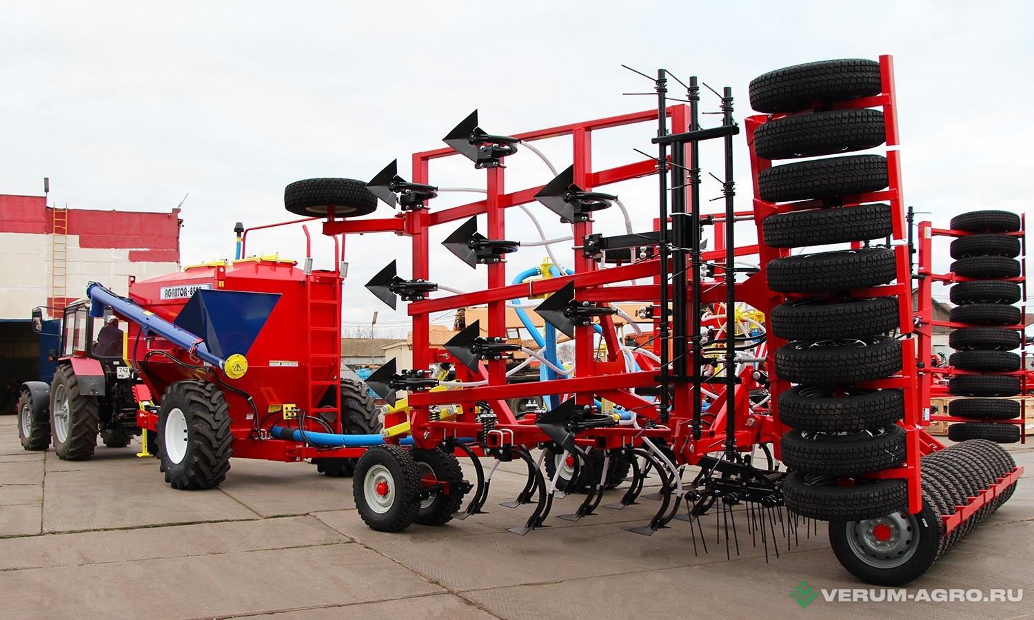 Сеялки - ПК-АГРОМАСТЕР посевной комплекс Agrator -8500, стрельчатая лапа привод вентилятора гидромотор, шнек