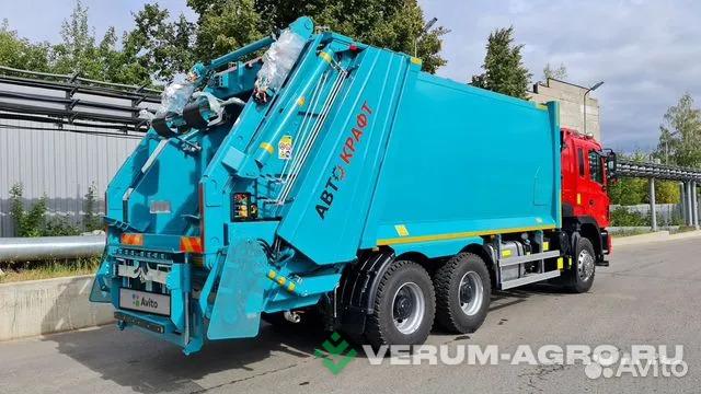 Коммунальные машины - АВТОКРАФТ мусоровоз 22 куба 