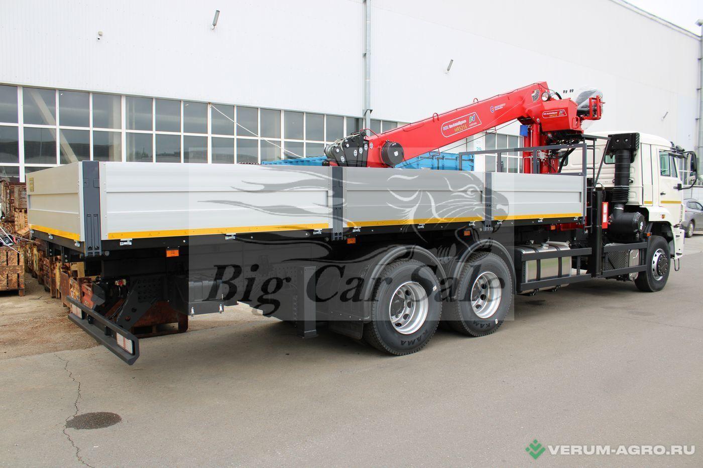 Грузовой автотранспорт - КАМАЗ Бортовой автомобиль 65117-104020-49 с КМУ Horyong HRS 216