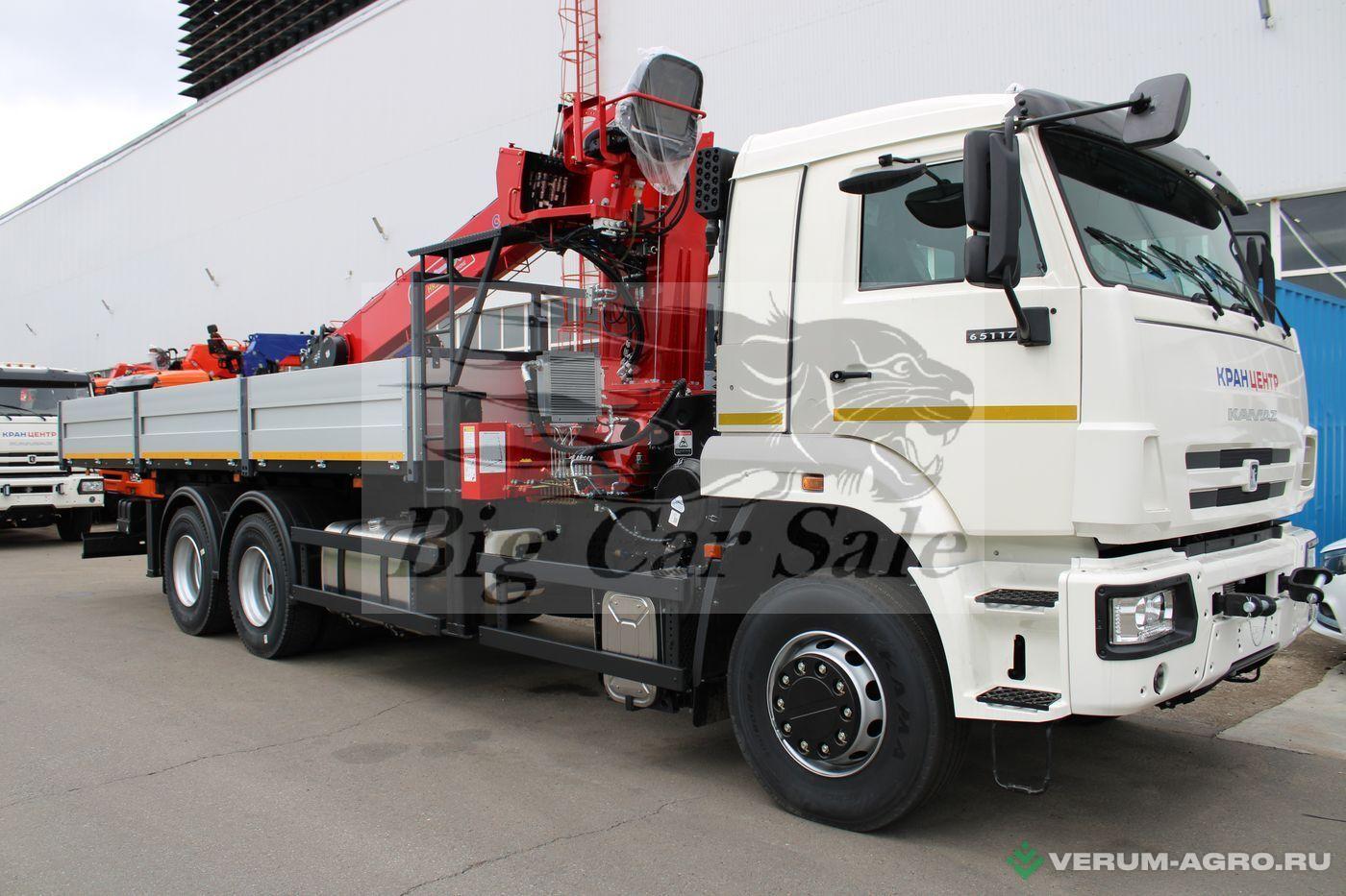 Грузовой автотранспорт - КАМАЗ Бортовой автомобиль 65117-104020-49 с КМУ Horyong HRS 216