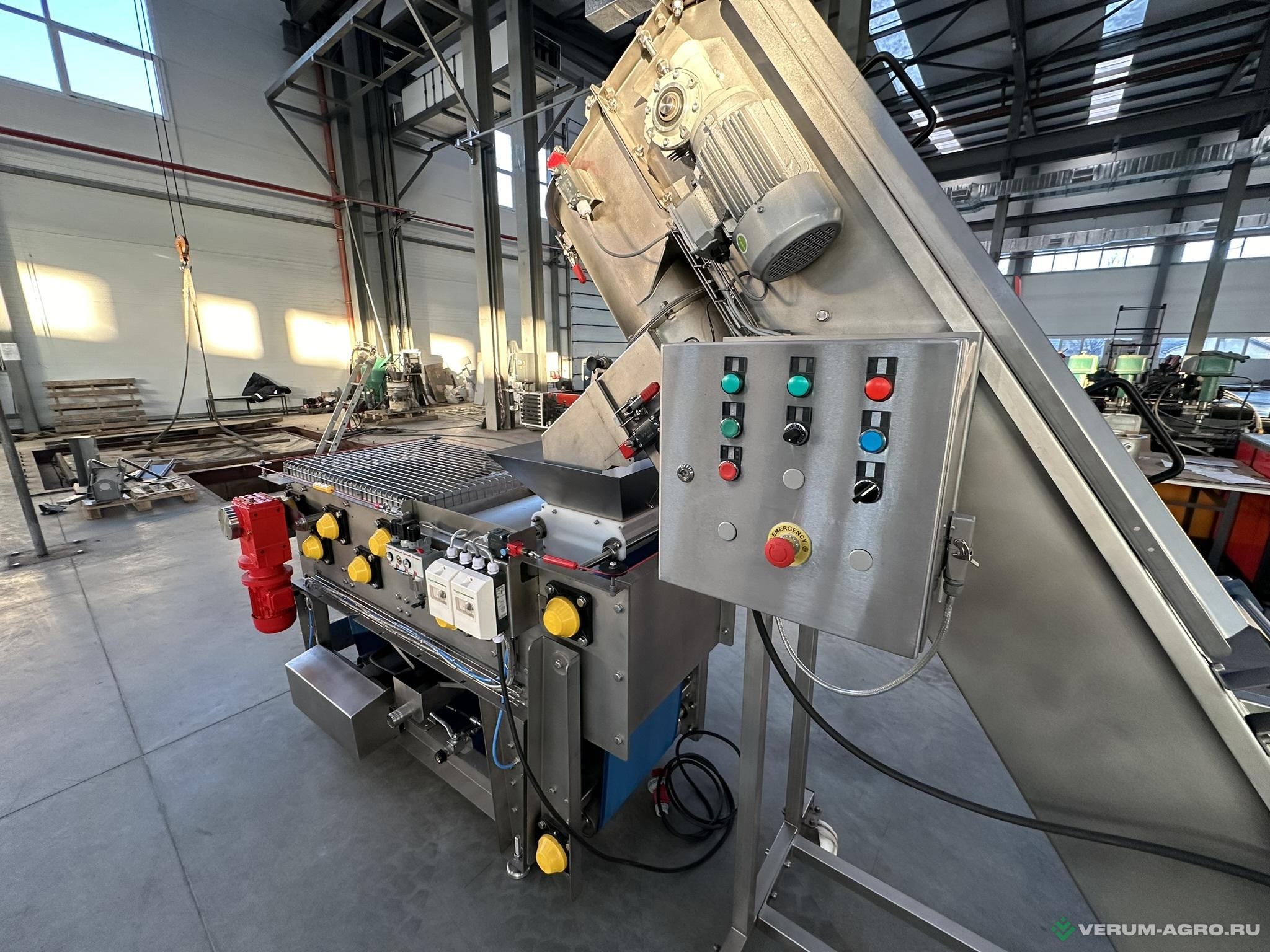 Оборудование для переработки овощей и фруктов - ФЕРОЛЛ Пресс одноленточный BPS400 и измельчитель SGS2000 .