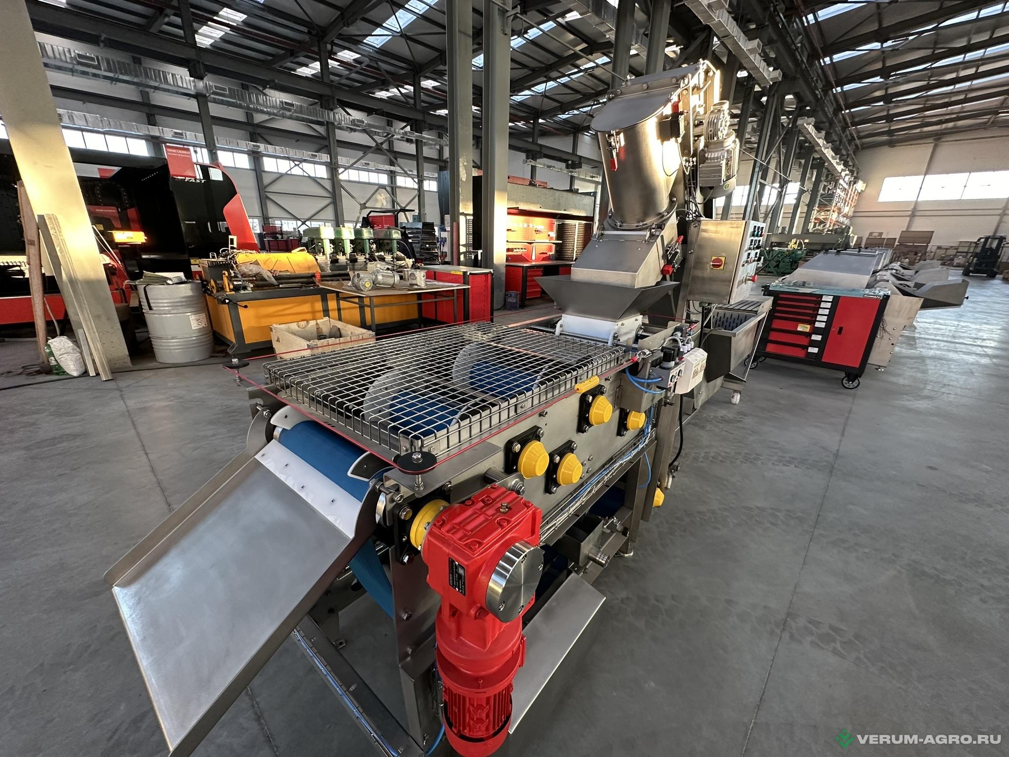 Оборудование для переработки овощей и фруктов - ФЕРОЛЛ Пресс одноленточный BPS400 и измельчитель SGS2000 .